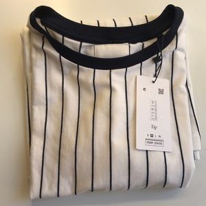 Short sleeve striped shirt